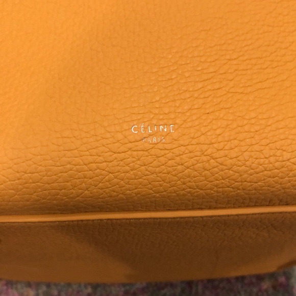 Celine small Big Bag in yellow - Picture 2 of 7